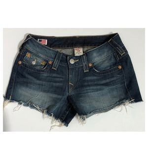 True Religion Joey Cutoff Short sz 28